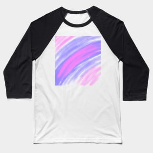 Pink purple watercolor abstract art Baseball T-Shirt